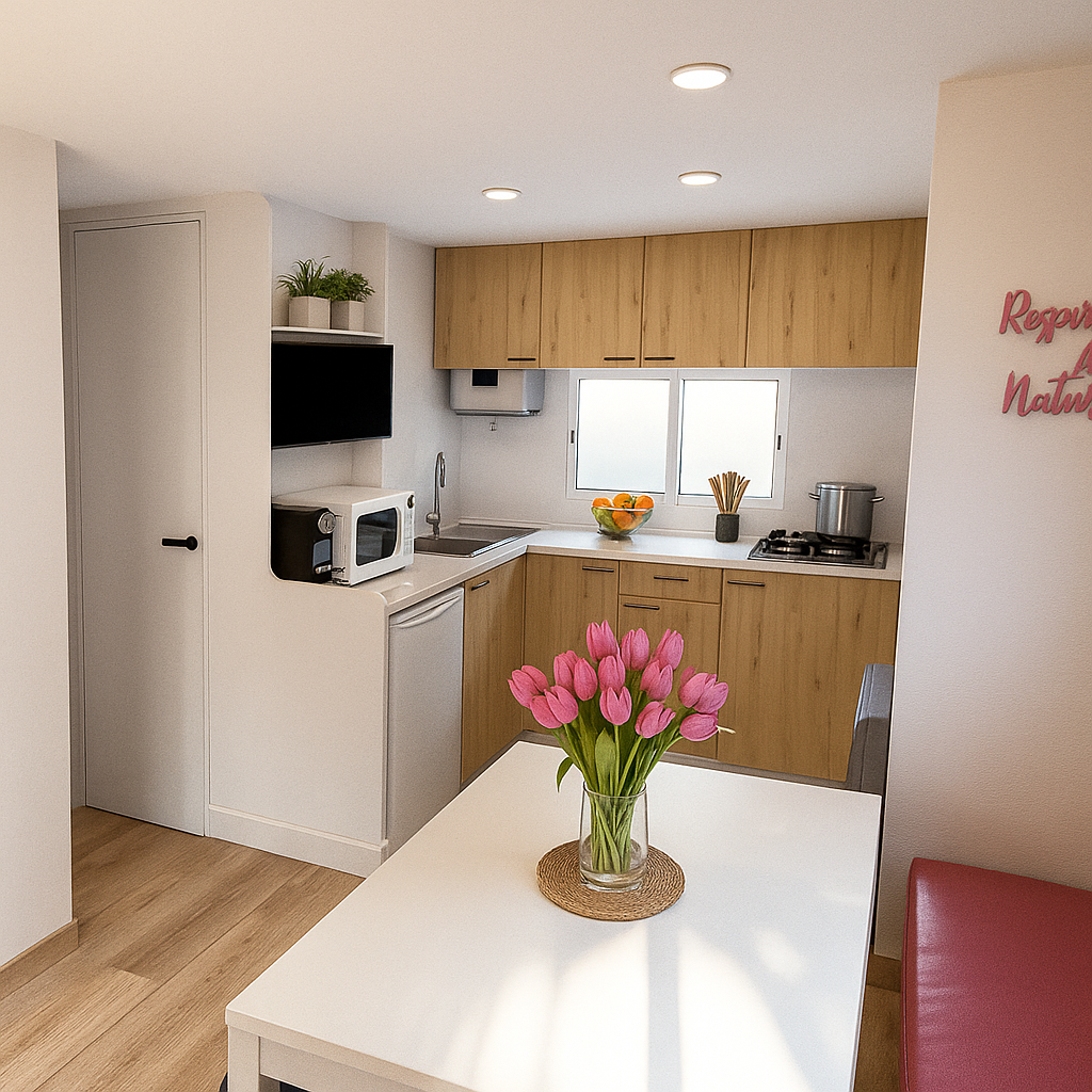 Interiorismo para campings y reforma de bungalows en Decousi